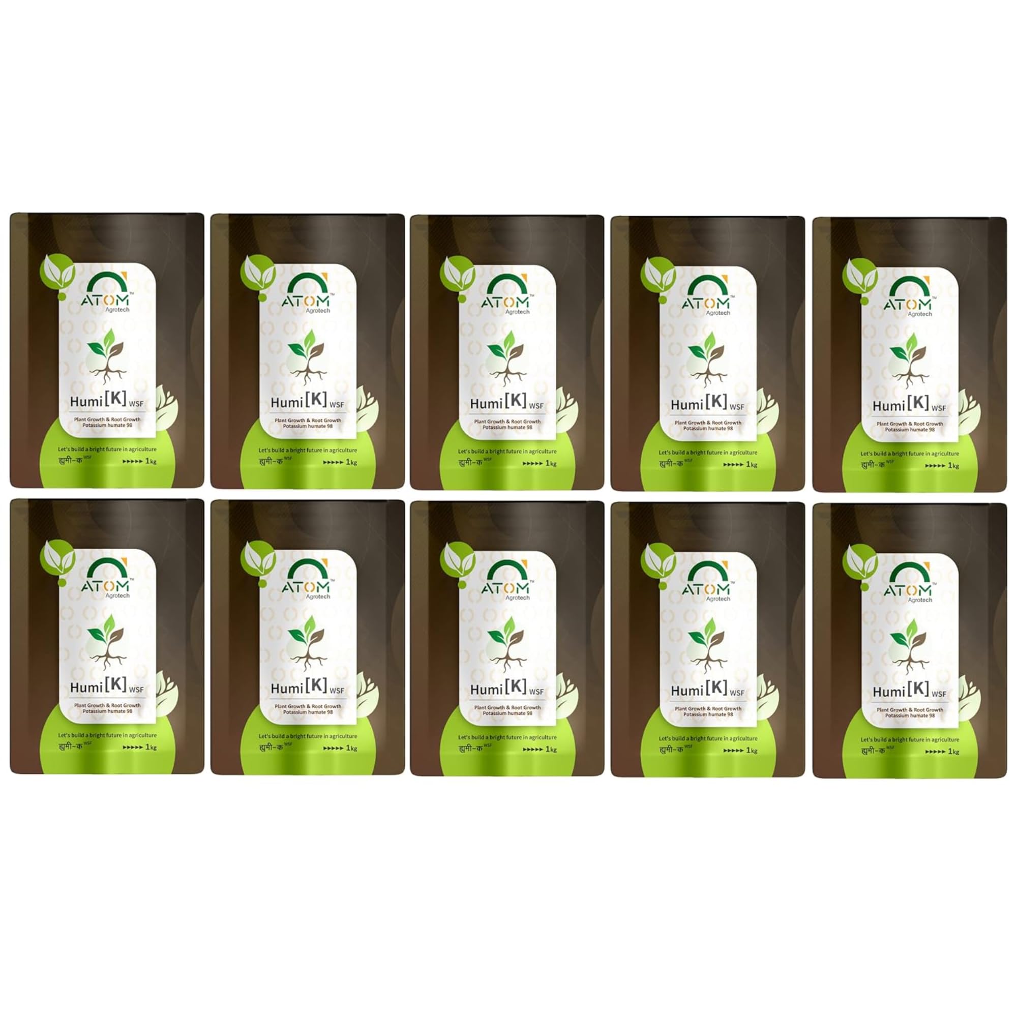 Humic Acid (98%) for Plants | Organic Plant Fertilizer & Growth Booster | Soil Conditioner for Healthy Roots & Better Yield | Water-Soluble Humate for All Plants (10 Kg) pack of 1