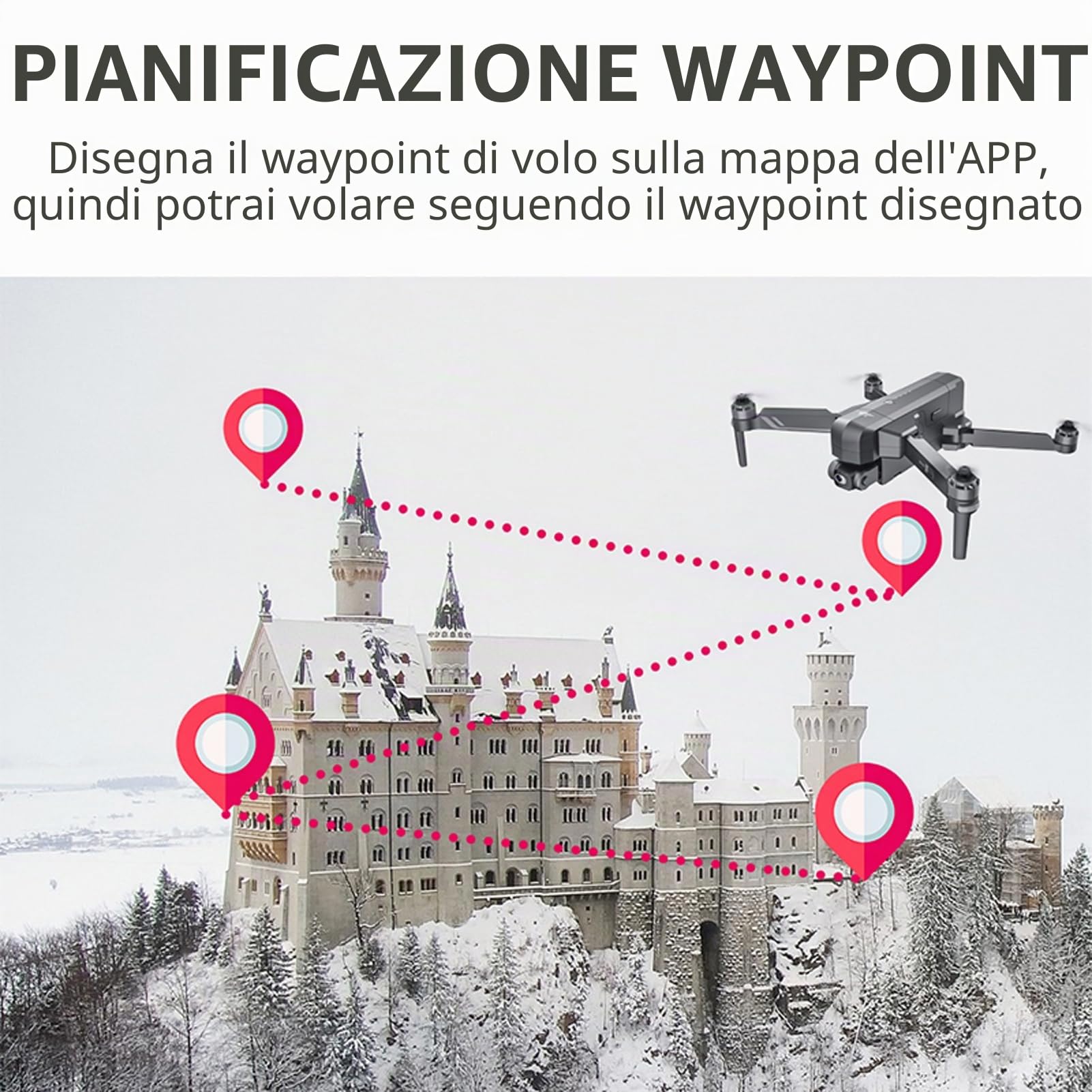 SJRC F11S 4K Pro GPS HD Camera Drone, Profesional 2 Axis Gimbal 3KM RC Quadcopter, 27 min per batteria, motore brushless, ritorno automatico a casa, seguimi (1 Battery)