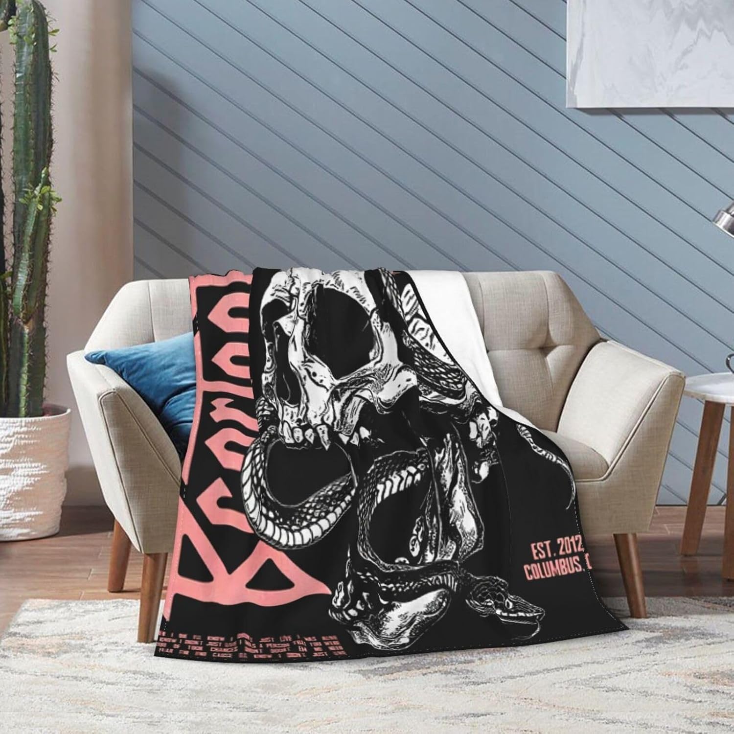 Beartooths Throw Blanket Lightweight Soft All Season Flannel Blankets for Bed Sofa Room Decor 80"X60"