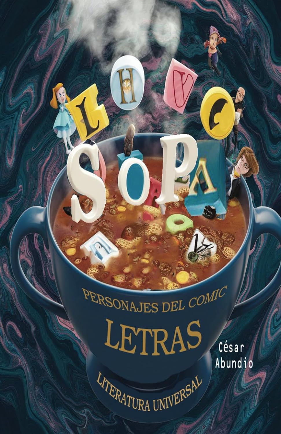 Sopa de letras: Personajes de l comic y la literatura universal (ludus)