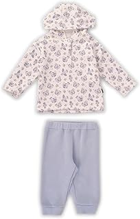 بيجامة نوم مطبوع برقبة دائرية للبنات البيبي والأطفال الصغار من جونيور