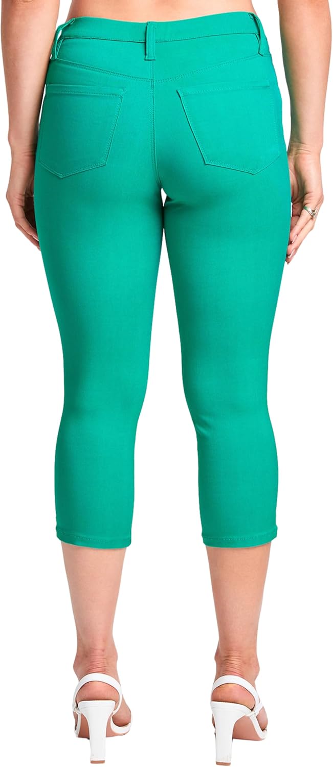 YMI Jeans Women's Hyperstretch Pull on Capri, C112631 - Image 3