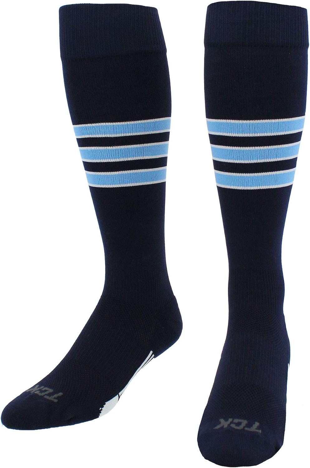 TCK Dugout Striped Baseball Socks & Softball Socks for Kids and Adults