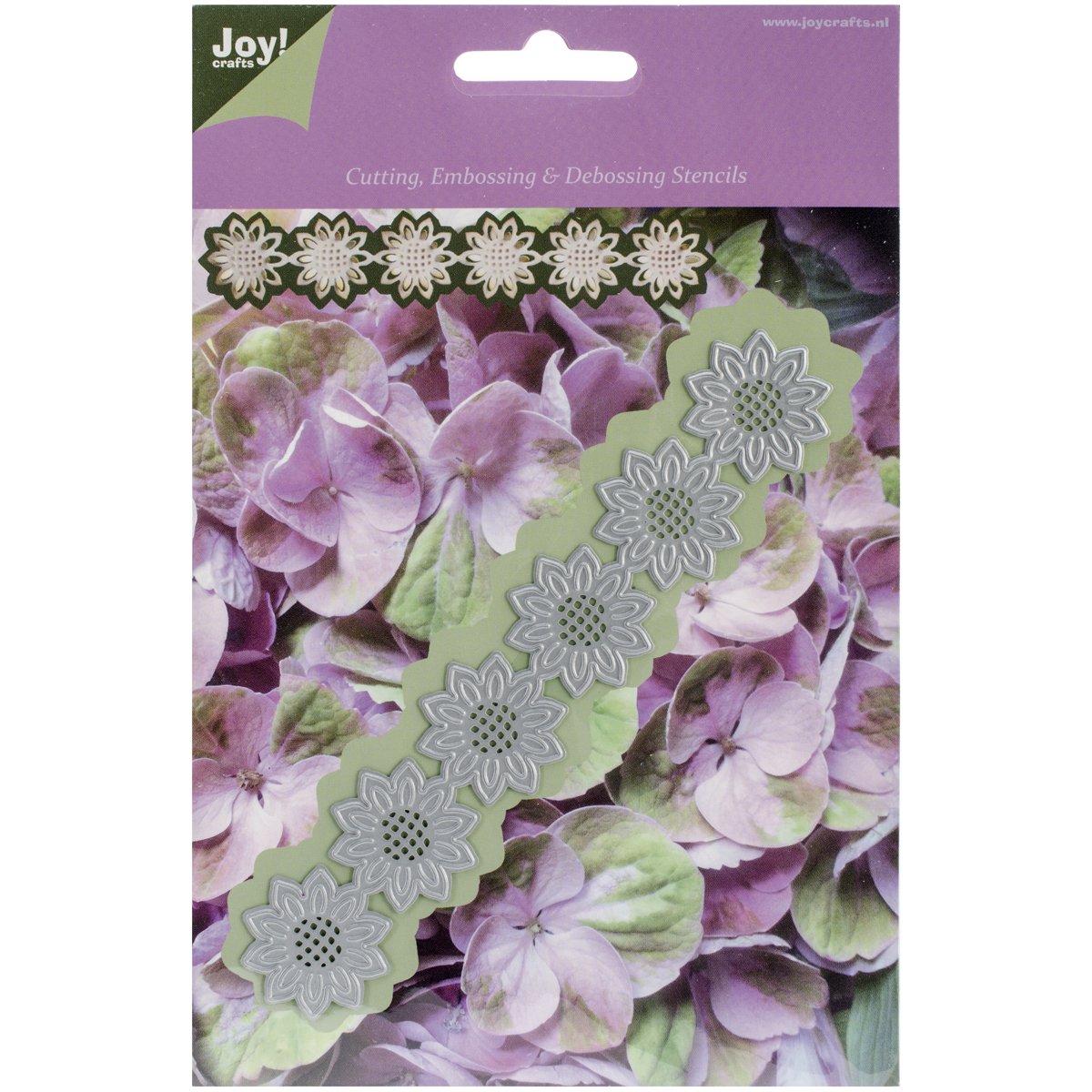 Die de corte y de-bossing tira de flores ideal para scrapbooking creativo