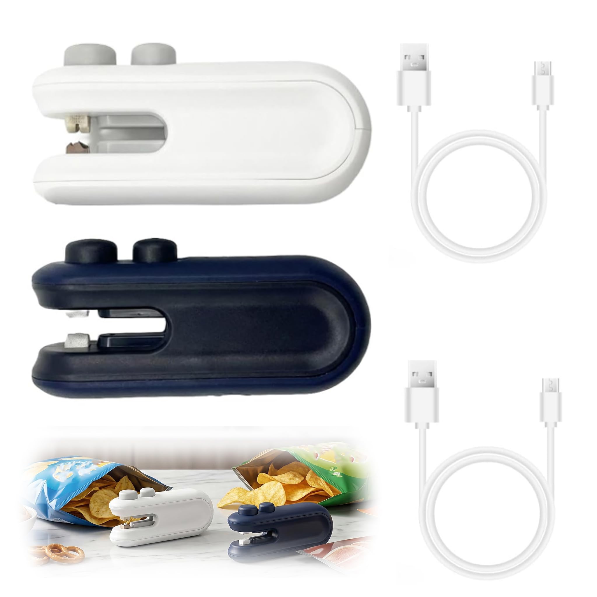 lot de 2 mini scelleuse sous vide