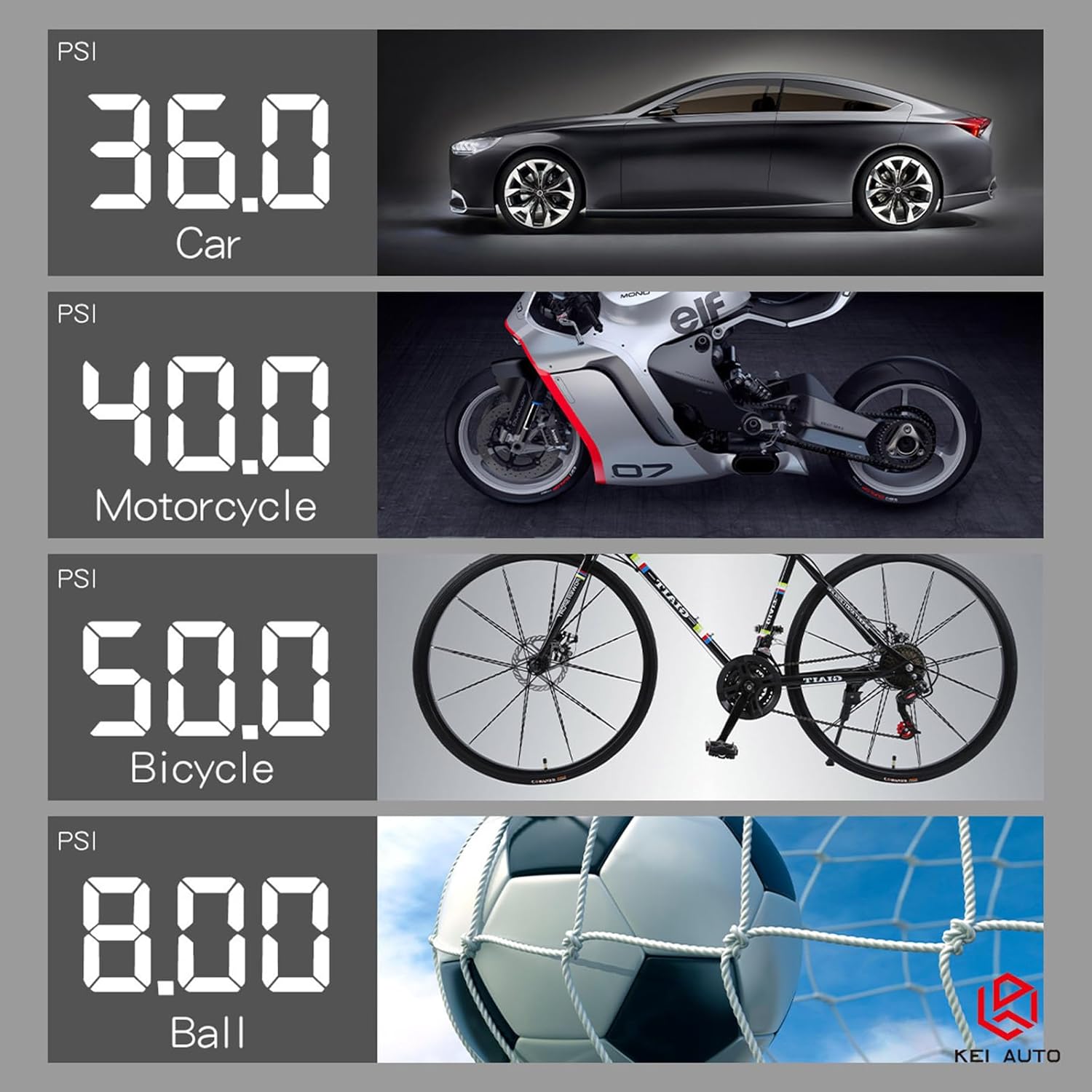 Car Electrical Air Compressor Portable Digital Electric Inflator Inflatable For Auto Motorbike BicycleTire