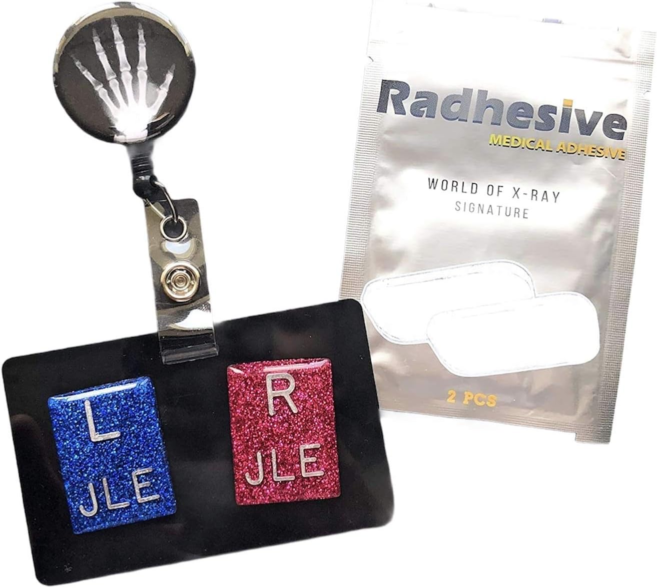 Xray Tech Bundle, Xray Markers, Large Rectangle, Badge Reel, Marker Holder, Radhesive