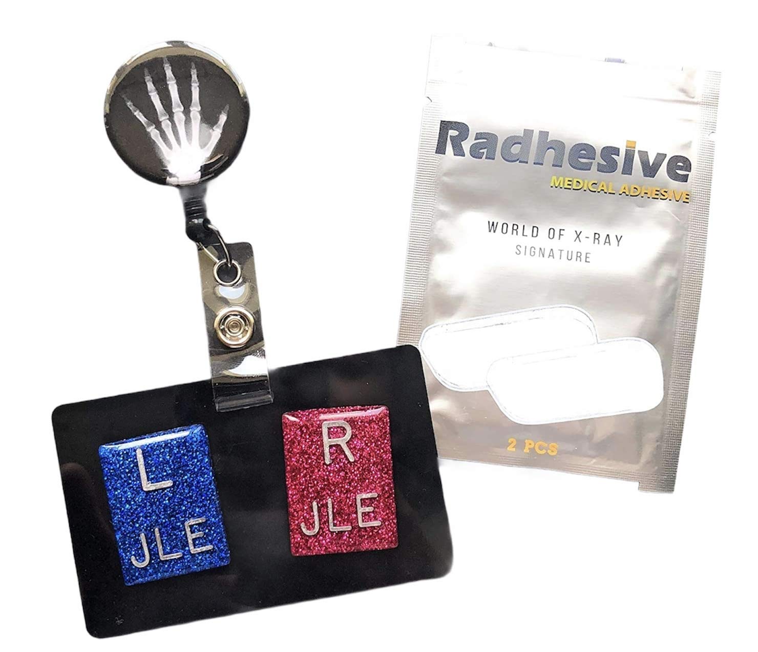 Xray Tech Bundle, Xray Markers, Large Rectangle, Badge Reel, Marker Holder, Radhesive