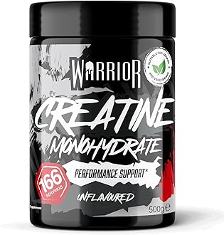 Creatine Monohydrate Powder 500g (166 Servings) – Pure Micronised Creatine Powder Supplement for Men & Women, Pre & Post Workout Strength, Muscle Growth & Recovery, Vegan – Unflavoured