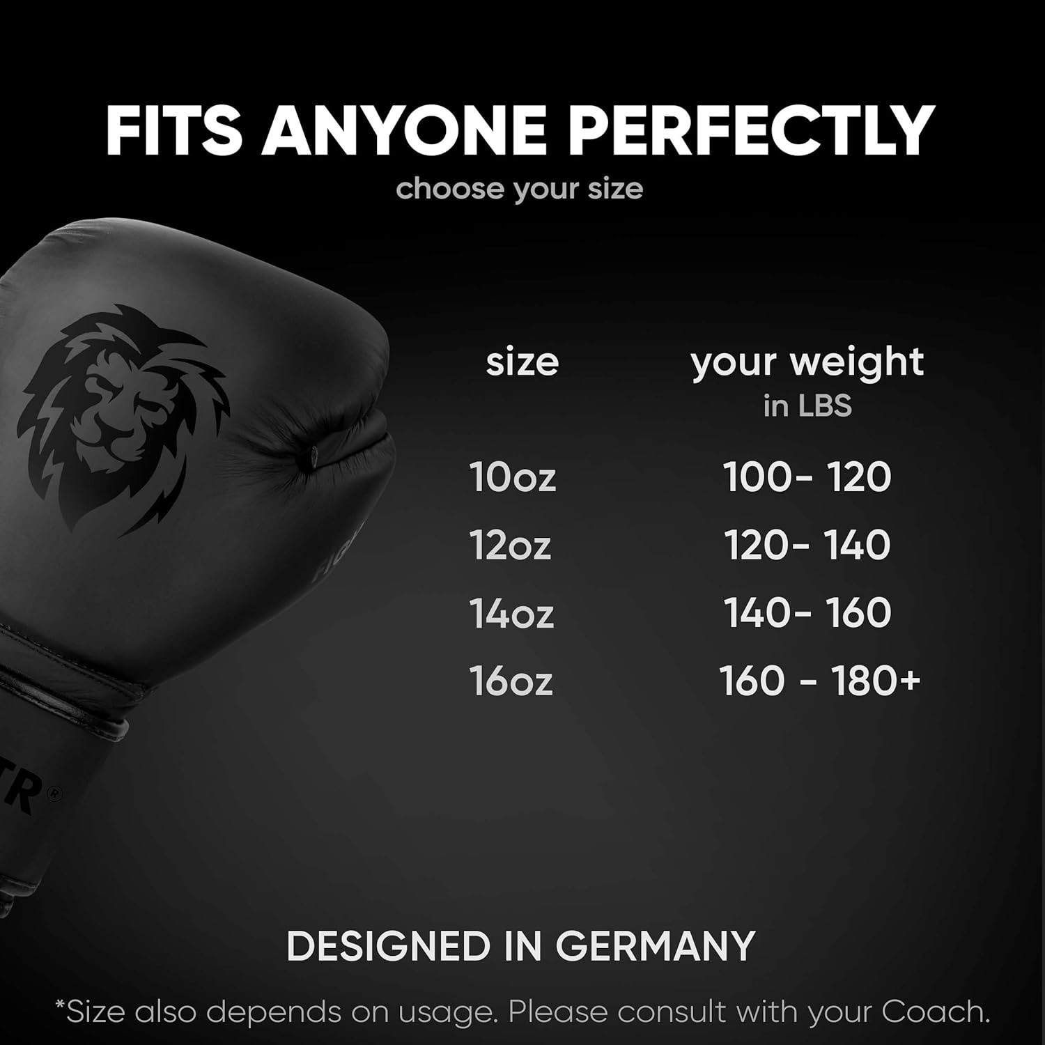 FIGHTR® Pro Boxing Gloves Made of Genuine Leather | Men and Women | for Boxing, MMA, Muay Thai, Kickboxing & Martial Arts 10 12 14 16 oz | incl. Carrying Bag