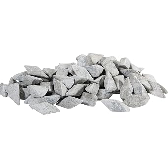 Raytech 41-319 Ceramic Media, Angle Cut Cylinder, 3/8 x 7/8, 50 lb