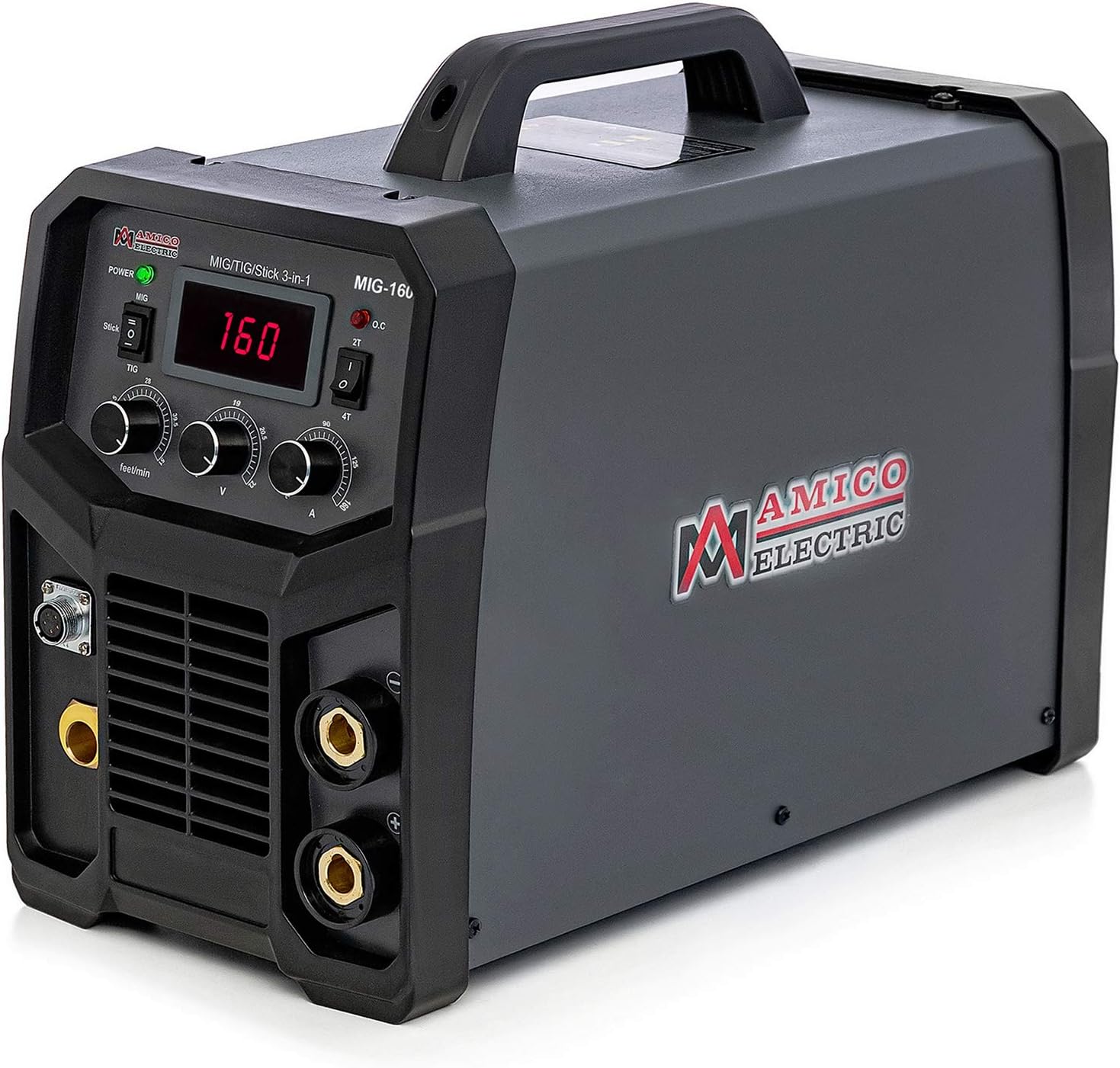 AmicoElectric MIG-160 Welder Angled View