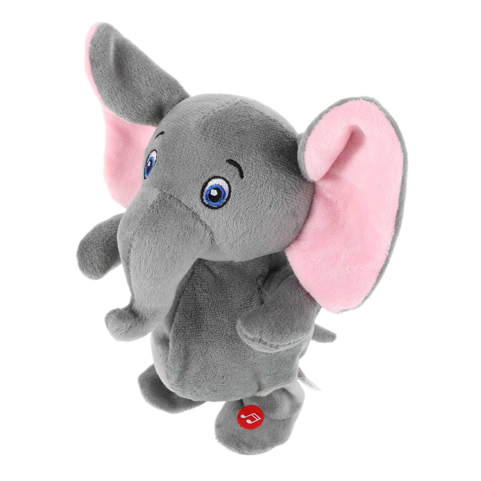 Elefante De Peluche Interactivo Música y Movimiento Juguete Suave para Niño Niña Decoración De Habitación Infantil para Cumpleaños Elefante Que Habla y Camina