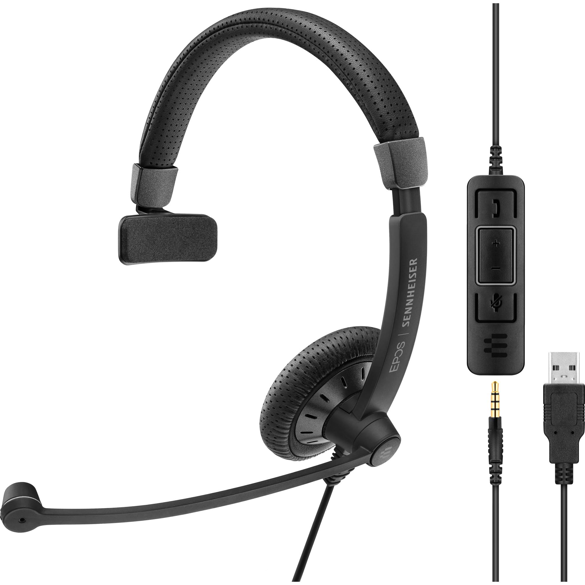EPOS SENNHEISER Impact SC 45 USB MS Cuffie cablate Padiglione auricolare chiamate/musica USB tipo A Nero