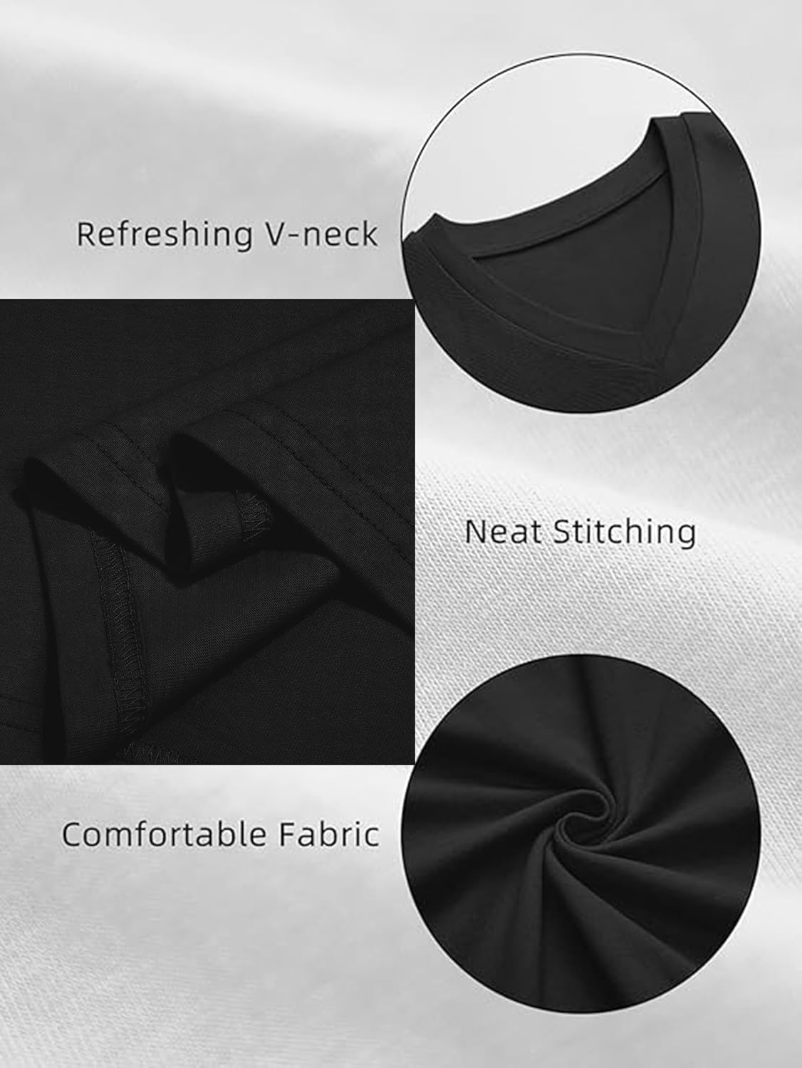 Zoyami Womens Oversized V Neck T Shirts Graphic Vintage Tees Casual Loose Fitting Short Sleeve Tops - Image 6