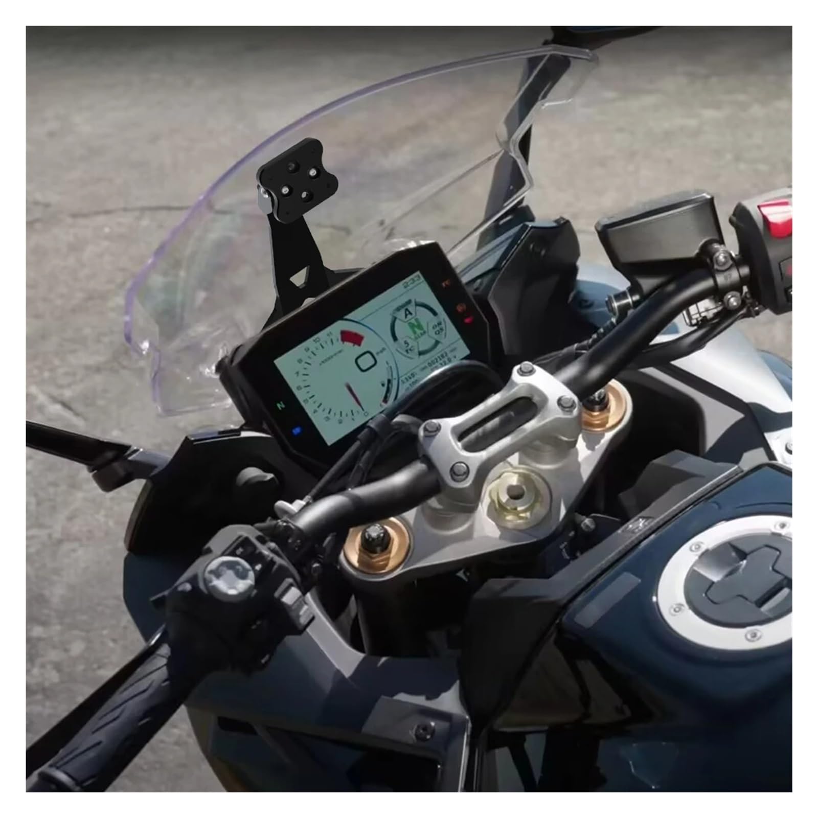 Supporto Navigatore Moto Per Suzuki Per GSX-S1000 Per GT Per Plus 2022 2023 2024 Supporto Staffa Navigazione Con Piastra GPS Telefono Cellulare