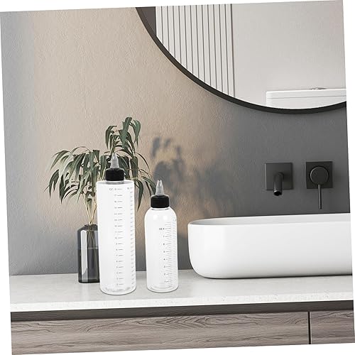 4pc Scalp Hair Dye Applicator Bottles Set for Grooming