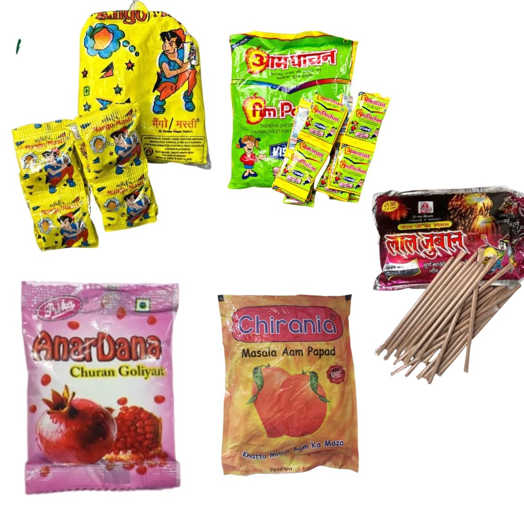 See full amazon price history chart for Mango Masti(Pack of 20) || Anardana Goli(Pack of 20) || Aam Pachak(Pack of 30) || Chirania Masala Aam papad(pack of 20) & Lal Juban Churan (pack of 60) || Orange Candy || 90s candy || Feel the Bachpan Combo pack of 6 Mango Masti(Pack of 20) || Anardana Goli(Pack of 20) || Aam Pachak(Pack of 30) || Chirania Masala Aam papad(pack of 20) & Lal Juban Churan (pack of 60) || Orange Candy || 90s candy || Feel the Bachpan Combo pack of 6 (B0CZ7B7HW4) Amazon Price History, Amazon Price Tracker