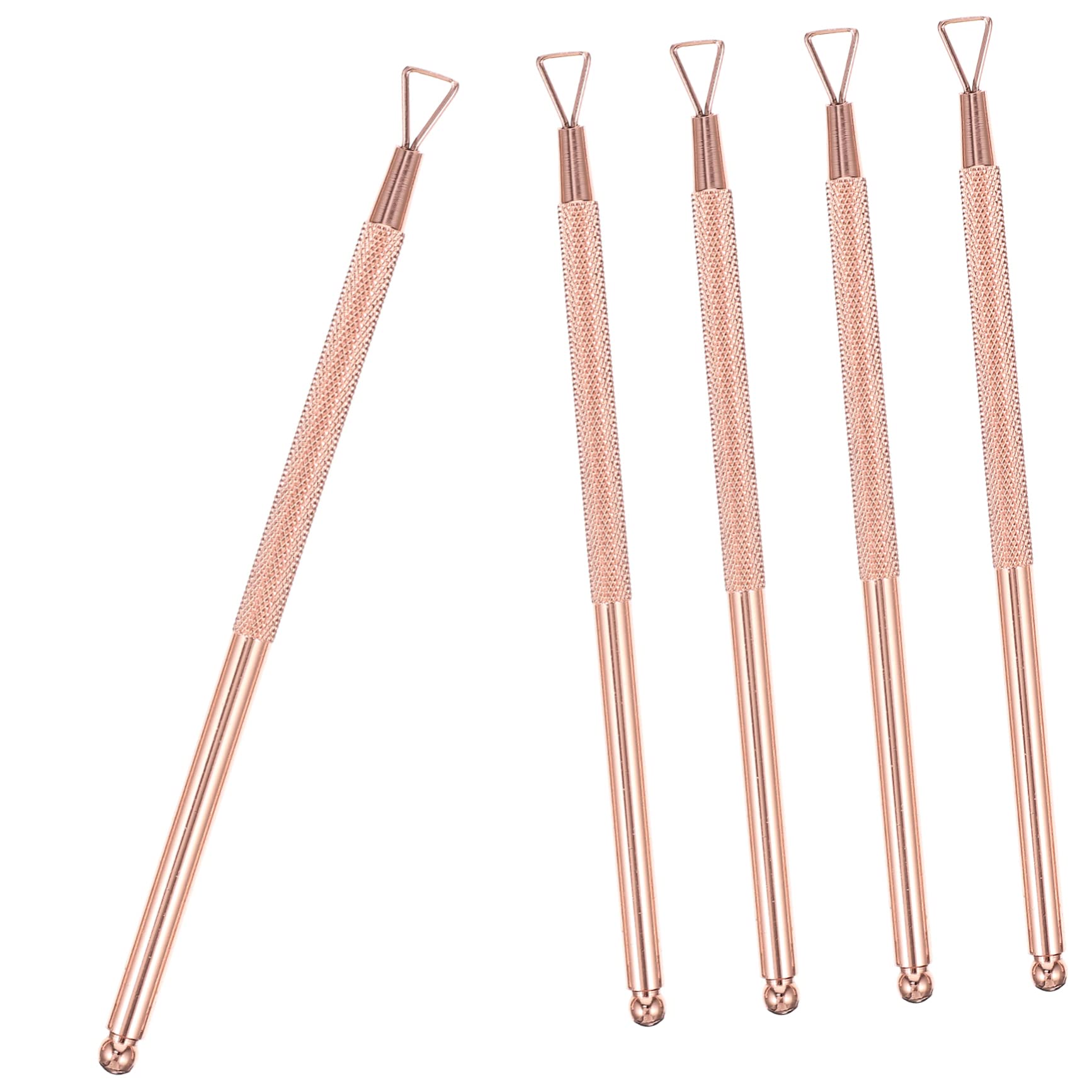 Didiseaon Ticket Scratch off Tool Gel Remover Polish Nail Scraper for Gel Removal Rose