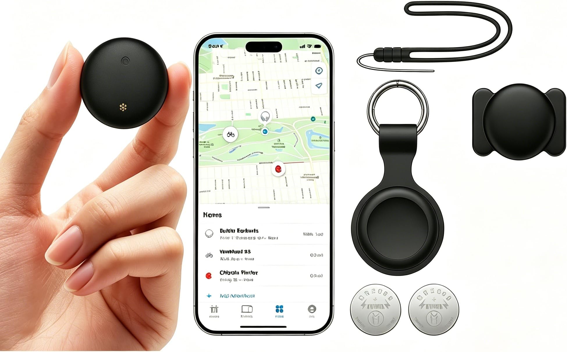 GPS Tracker for Vehicles Work with Built-in APP (Compatible with iOS and Android),Mini Car tracker With Magnet Global Coverage