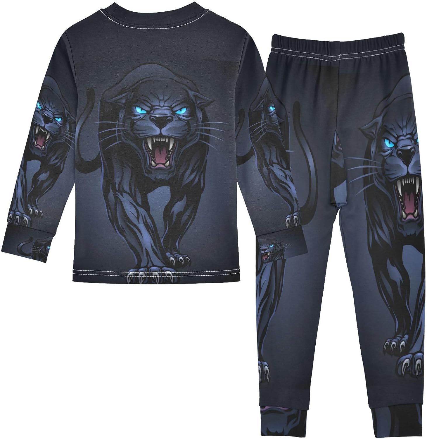 senya Pajama Sets Long Sleeve Top and Pants Sleepwear Branches Sloth for 2-8 Years Old