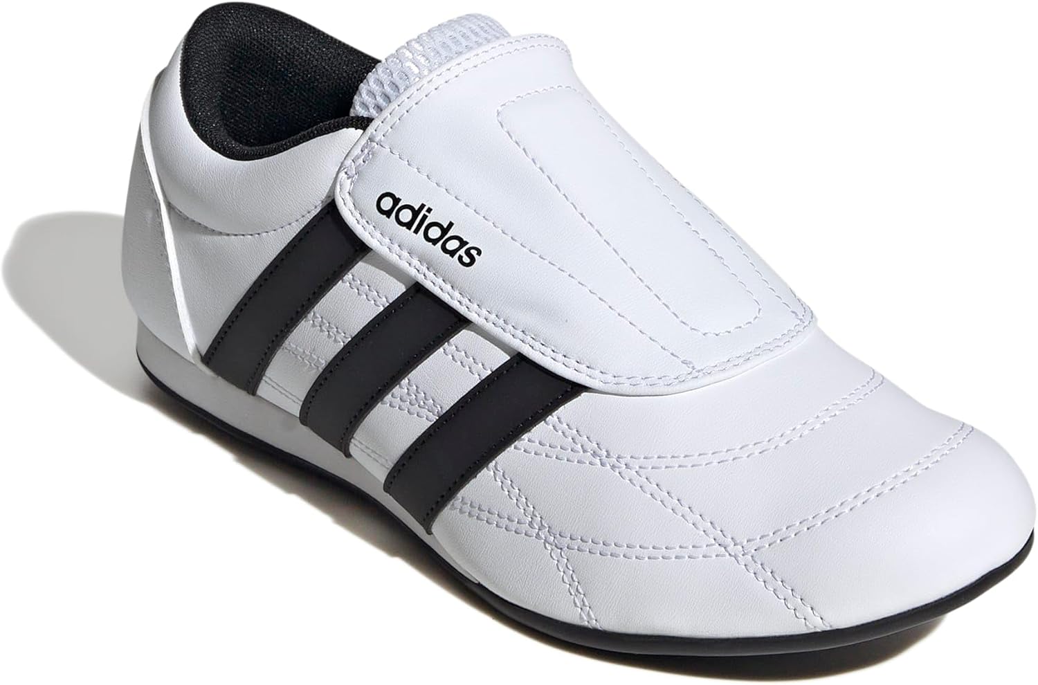 adidas Womens Tekwen Slip On Sneakers Shoes Casual - White