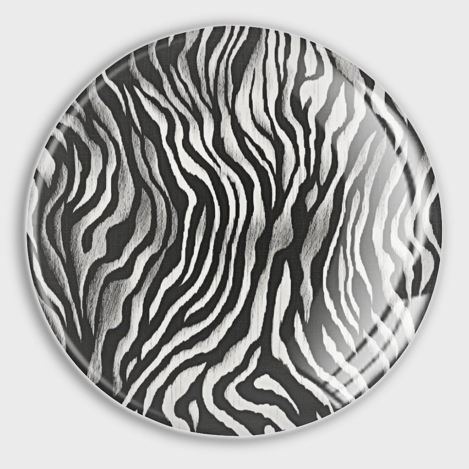 Aimants puissants en verre pour réfrigérateur Lot de 4 design agate ébène beige