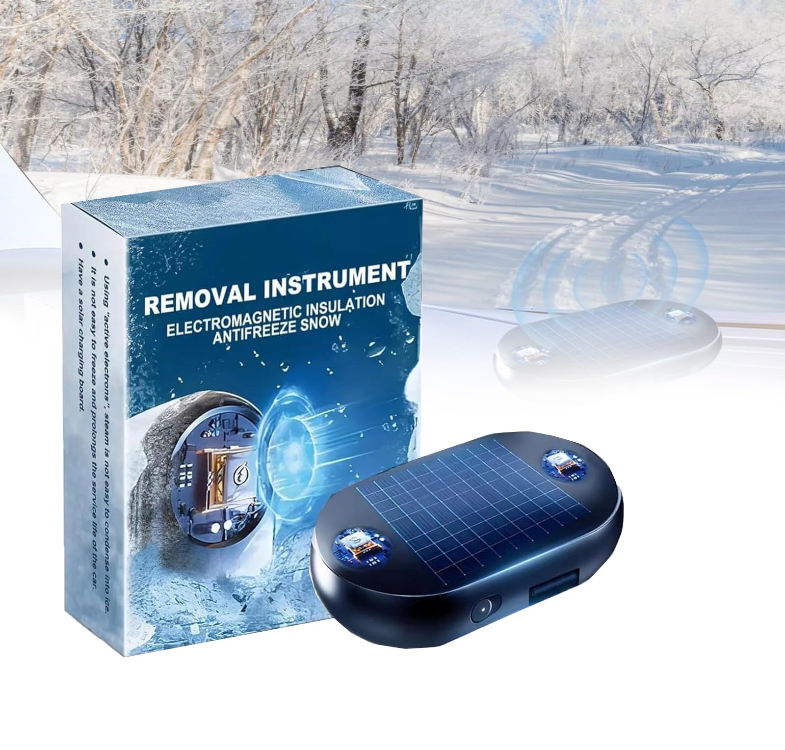 Dégivreur électromagnétique Pour Voiture - Appareil Anti-gel Et Déneigement Sans Chaleur Ni Radiation