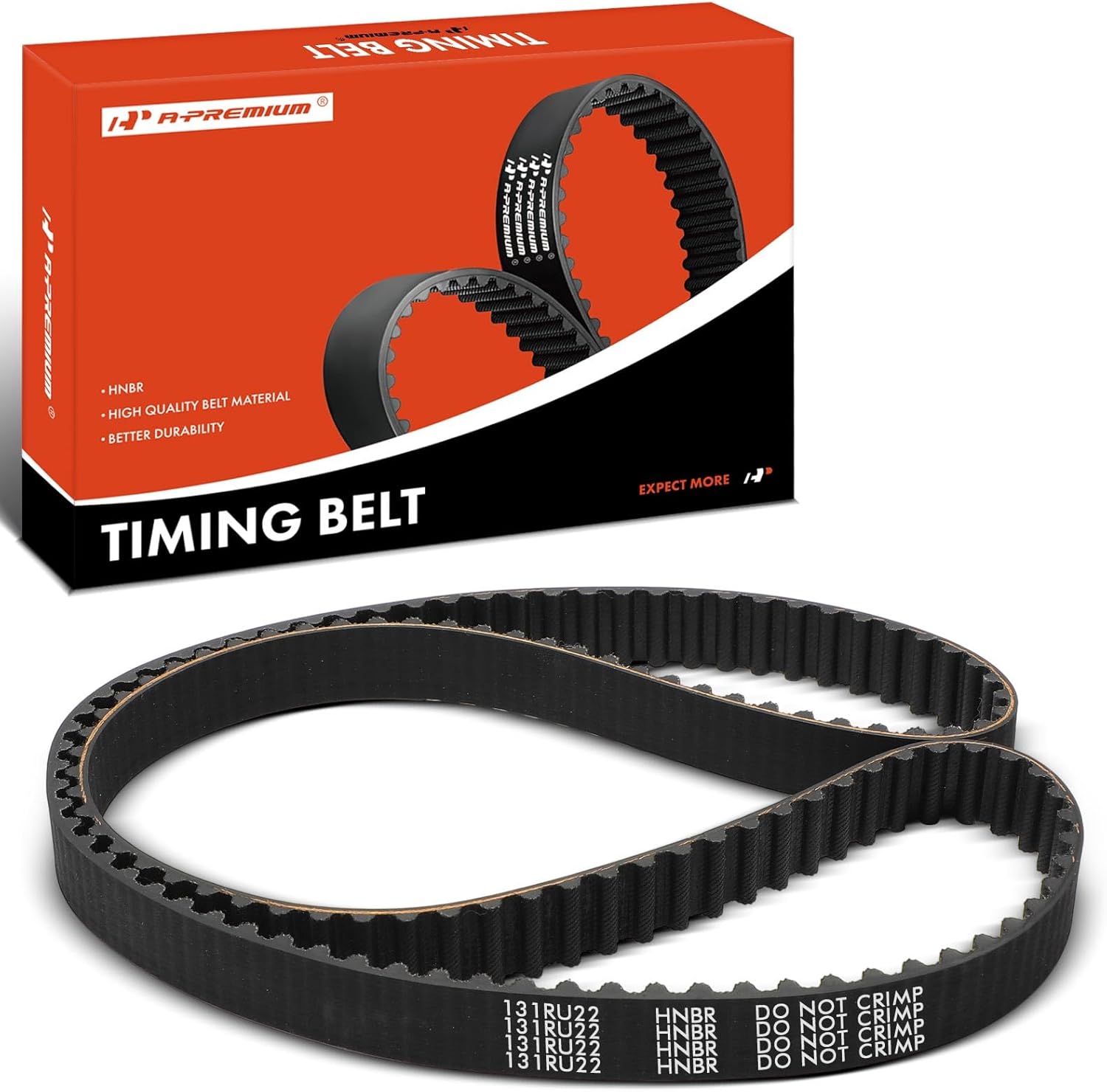 A-Premium Engine Timing Belt Compatible with Ford Ranger 1995-2001 & Mazda B2300 1995-1997, B2500 1998-2001, 2.3L 2.5L