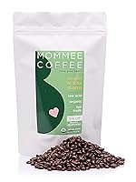 Vista 12 de Mommee Coffee Half Caf - Granos de café orgánicos enteros bajos en ácido, 100% arábica orgánico Half Caff con sabor a caramelo suave, proceso