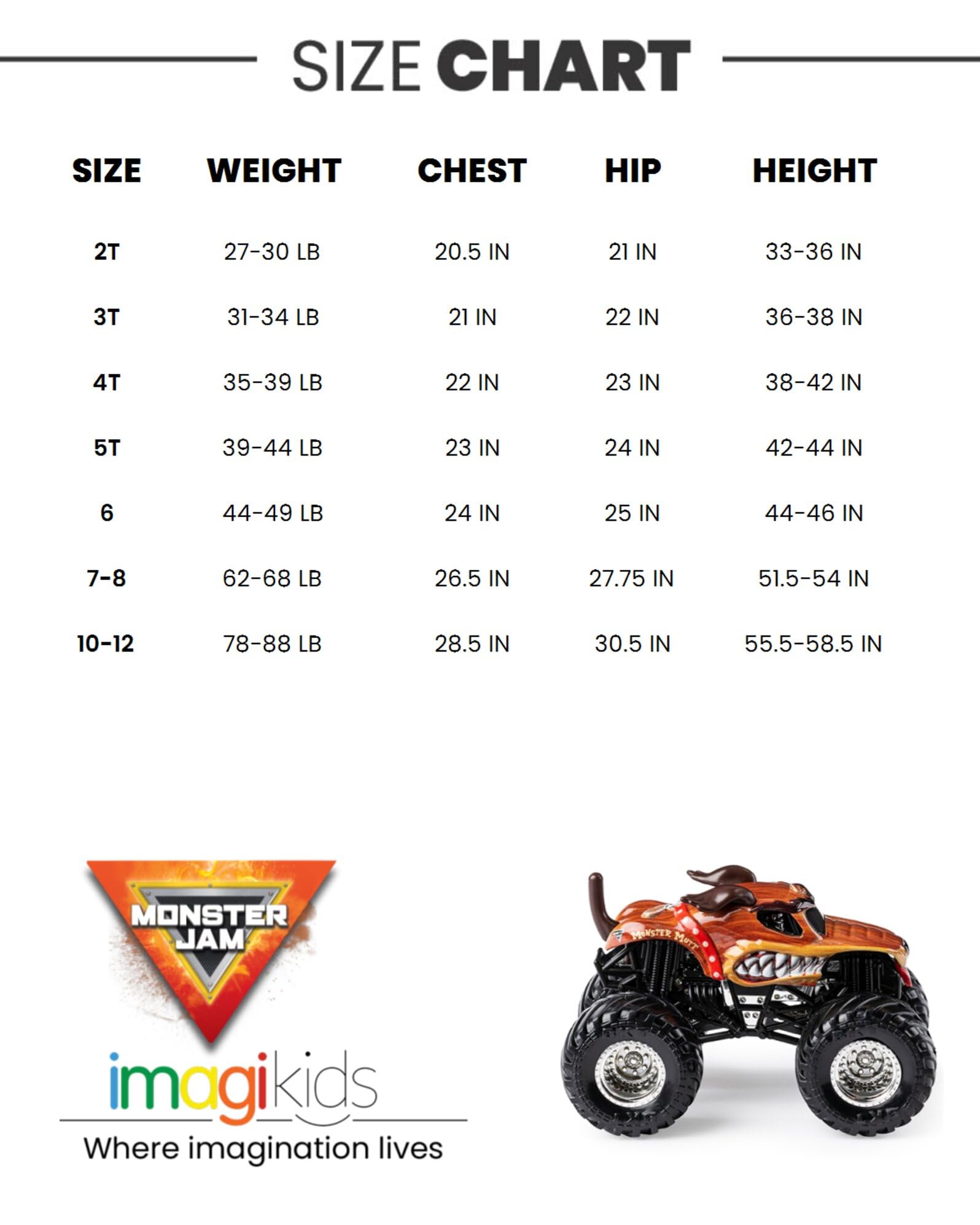 Monster Jam Paquete de 3 camisetas para niños pequeños y grandes, excavador de tumbas El Toro, Loco, Megalodon
