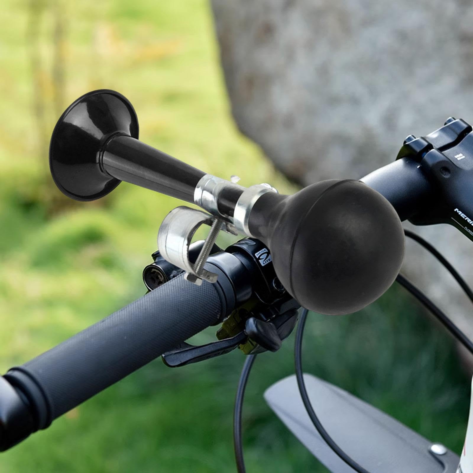 YIJU Clown Horn Bell Direct Replace Compatibility Professional High Performance PVC Electroplated Iron Portable Bicycle Hooter