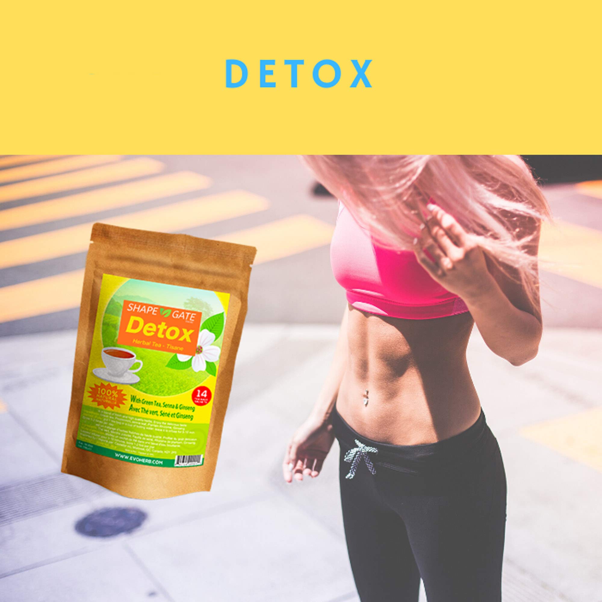 Buy ShapeGate Skinny Detox Tea (28 Days) for Weight Loss and Belly