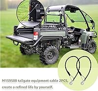 Vista 4 de M159508 Tailgate Cable for John Deere Gators Utility Vehicle M TE TH TX XUV TH 6x4 HPX615E HPX815E XUV865R XUV825E (2pcs)