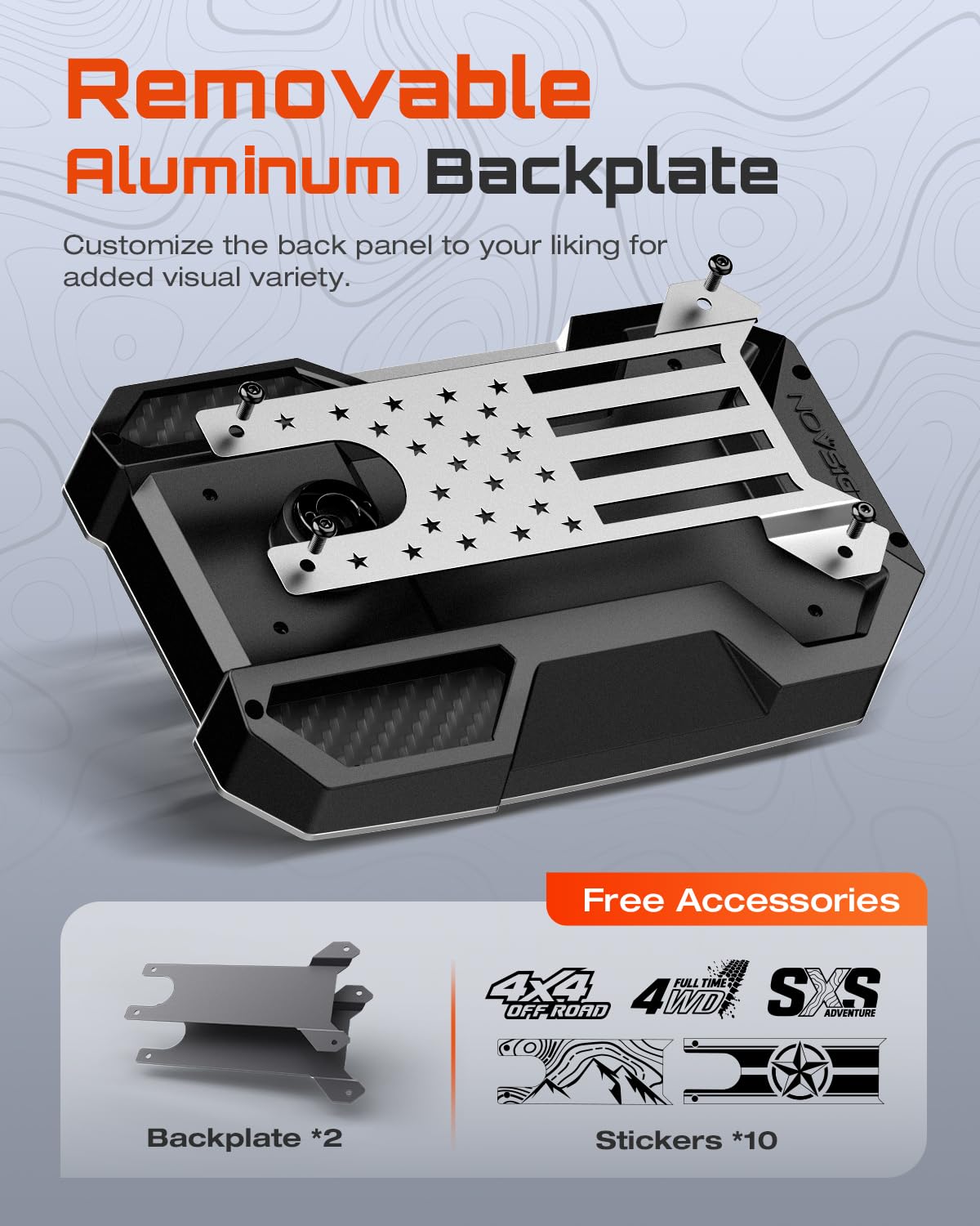 Mirrors Doors Off - Wrangler JL Side Mirrors Compatible with 2018-2023 Wrangler JL & Gladiator JT, Anti-shaking Wider Wrangler Side View Mirrors with Removable Back Panel+5 Creative Sticker Sets