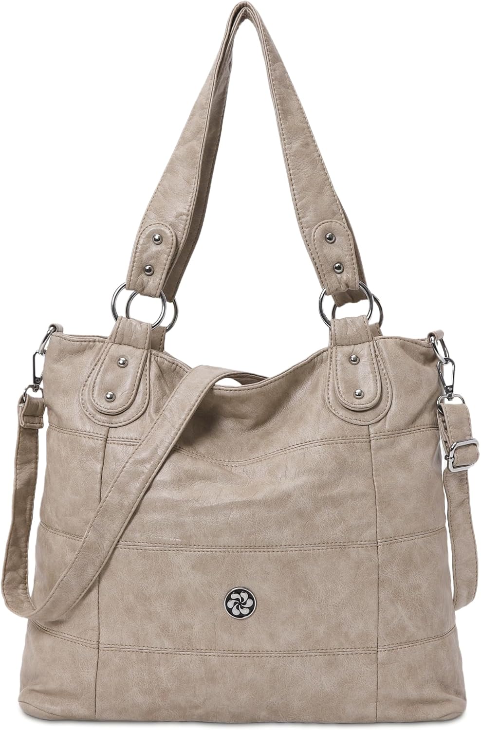 Angel Kiss Hobo Purses for Women Multi-Color Striped Lattice Cross Body Shoulder Purse Bag Tote Handbag