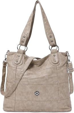 Angel Kiss Hobo Purses for Women Multi-Color Striped Lattice Cross Body Shoulder Purse Bag Tote Handbag