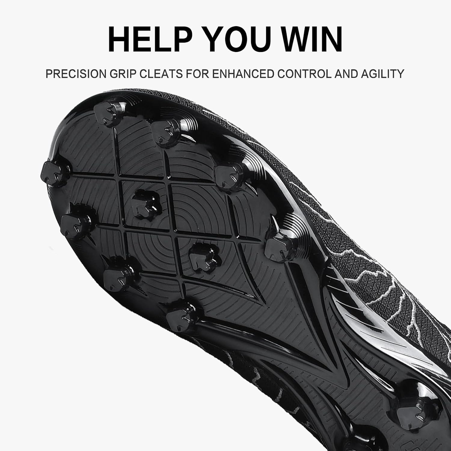 Boys Girls Soccer Cleats Youth Futsal Groud Athletic Outdoor Trainning Football Shoes for Little/Big Kid