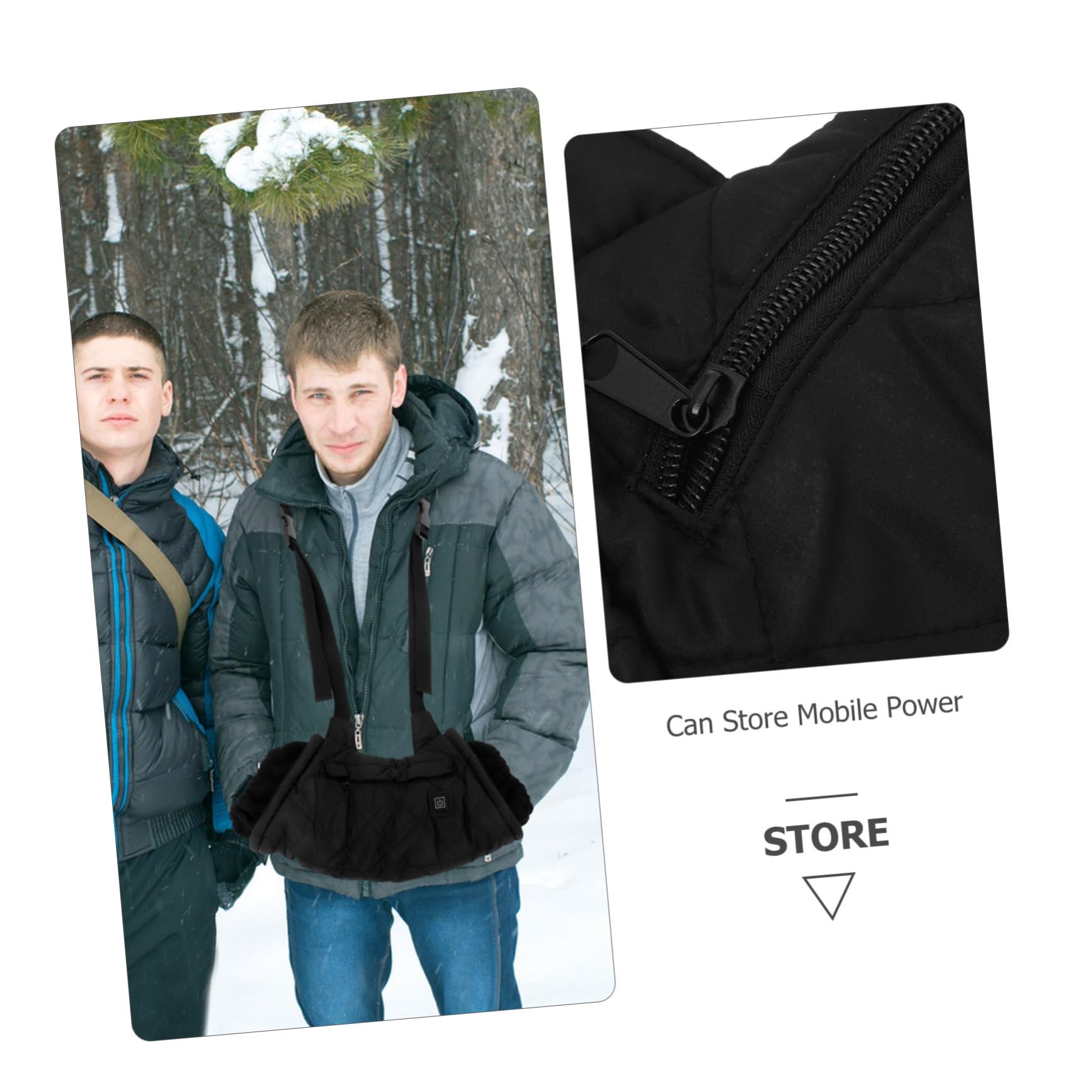 Bolsos Calefactados De Invierno Calentador Eléctrico Portátil para Manos Bolsa Calentadora Colgante para Exteriores