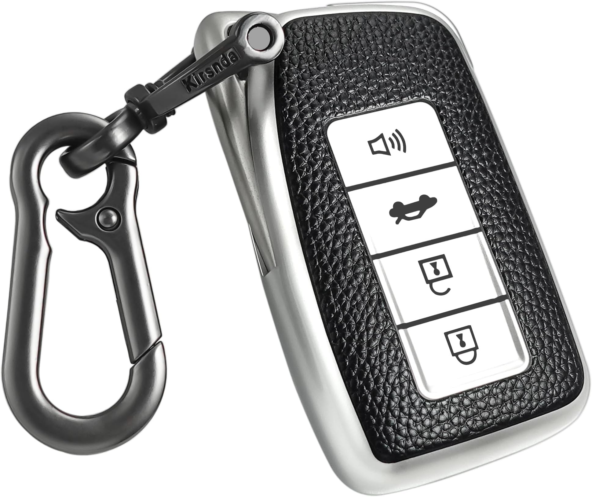 Kirsnda Texture Key fob Cover case Keychain Compatible with Lexus