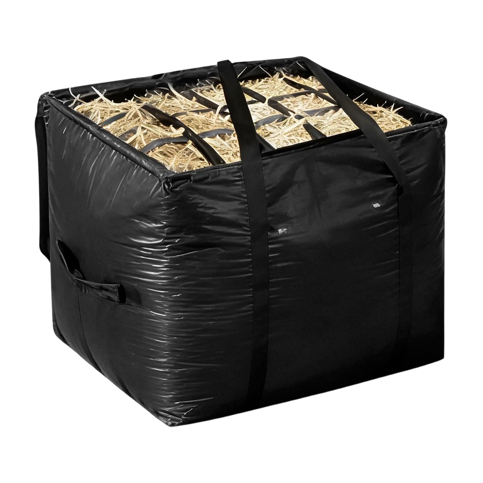 Horse Hay Feeder | Heavy Duty with Handle Tote | Slow Feed Horse Hay Container,for Goats Sheep Livestock Barn Fence Paddock Stable Stall Pasture Field Daily Training