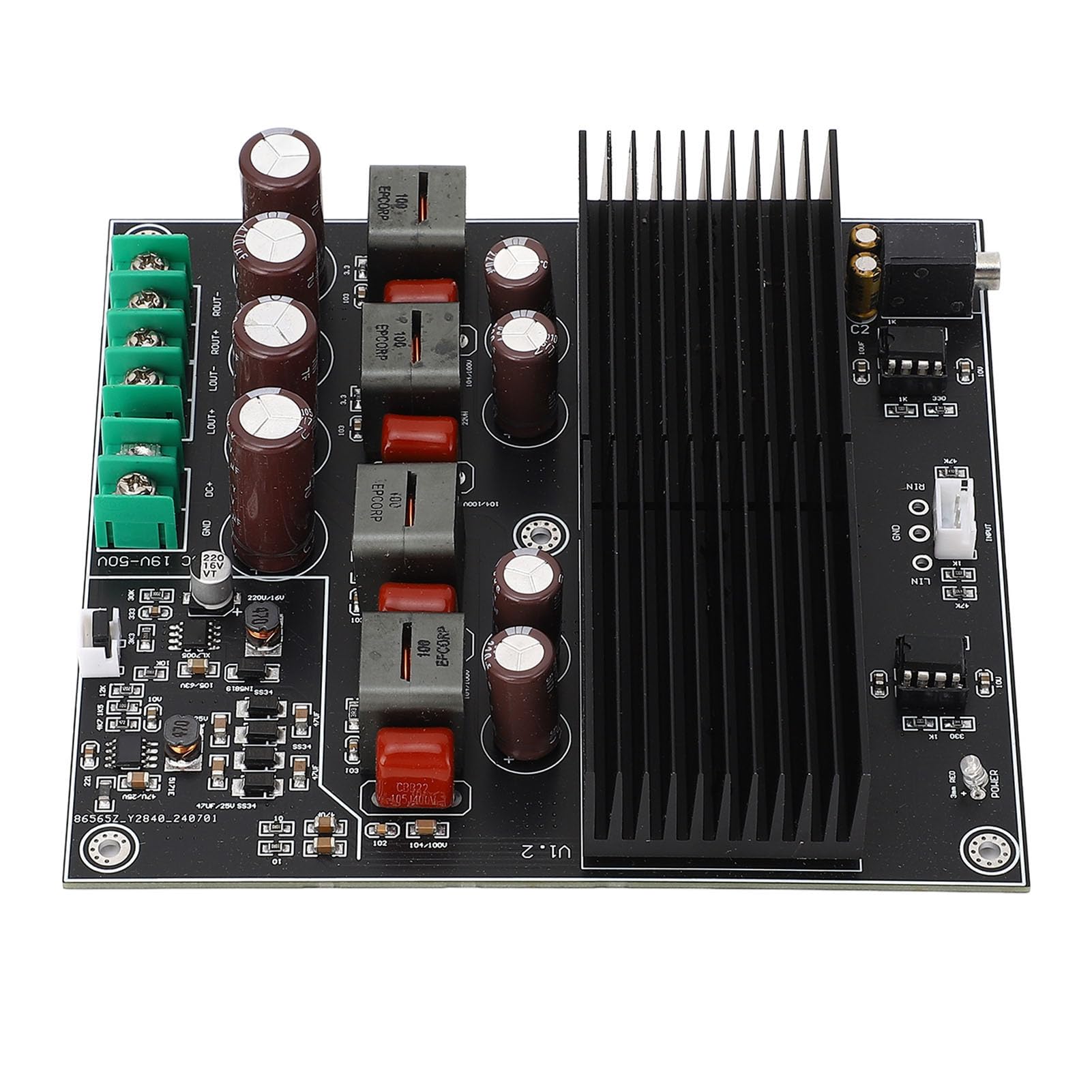 Scheda Amplificatore di Potenza Classe D TPA3255 a 2 Canali 600W+600W, Modulo Amplificatore Audio Digitale per Varie Apparecchiature Audio