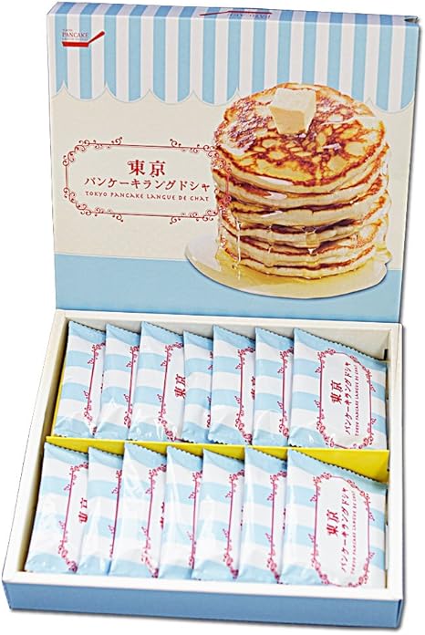 Amazon 東京限定 東京パンケーキラングドシャ Tokyo Pancake Langue De Chat 14枚入り アンデル ケーキ菓子 デニッシュ菓子 通販