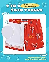 Vista 237 de maamgic Traje de baño para niños con forro de compresión elástico para niño Yema de Huevo Coco