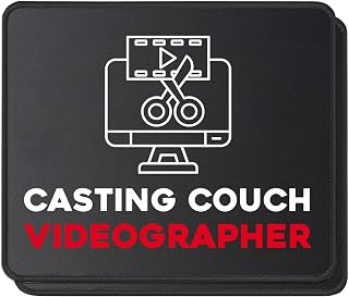 Filmmaker Mouse Pad Director Movie Slate Clapperboard, Video Editor Gift, Film Office Decor Mousepad, 2 Pack