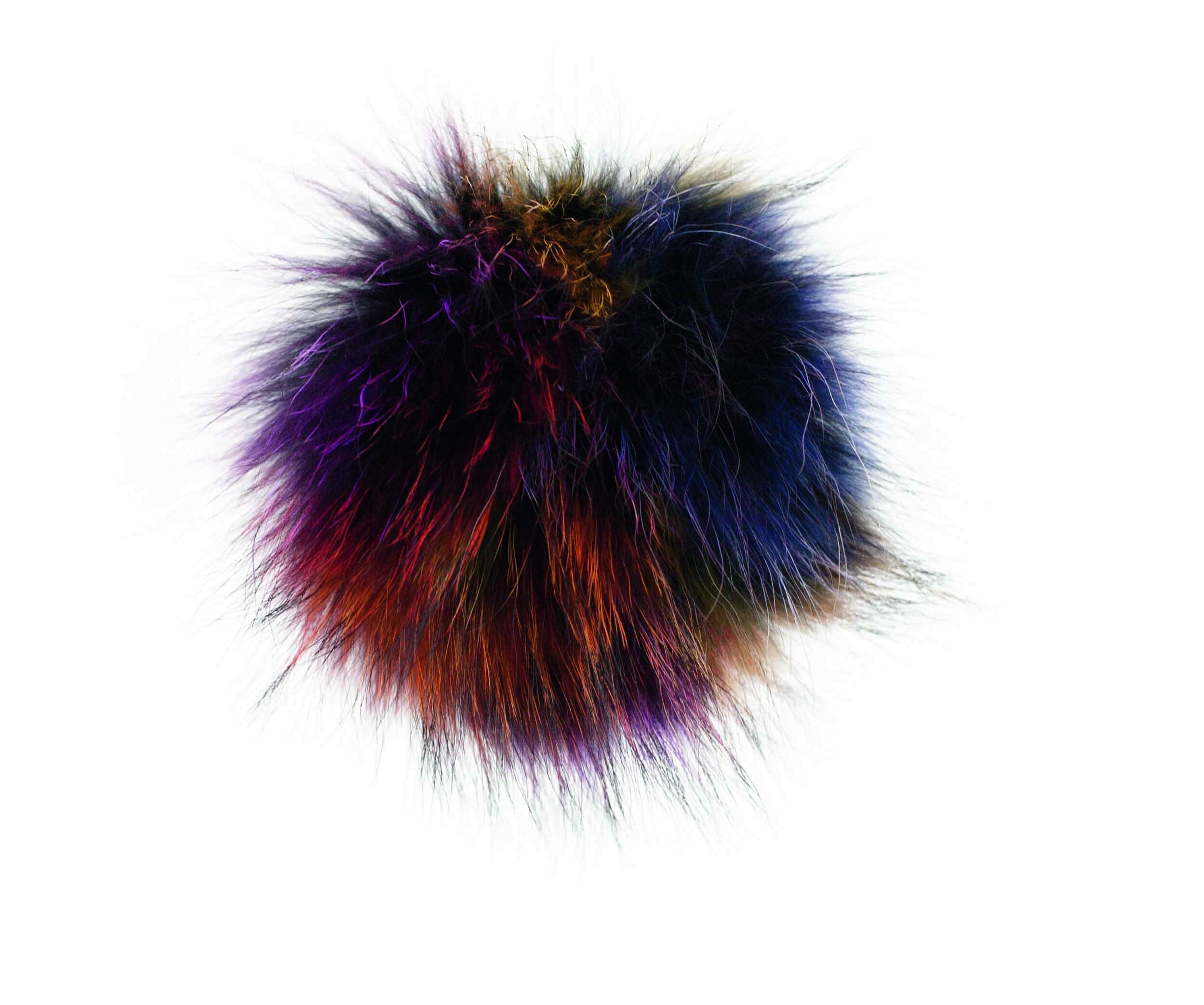 KIMBERFEEL Women's Pompom Beanie Hat, Multi-Colour, One Size