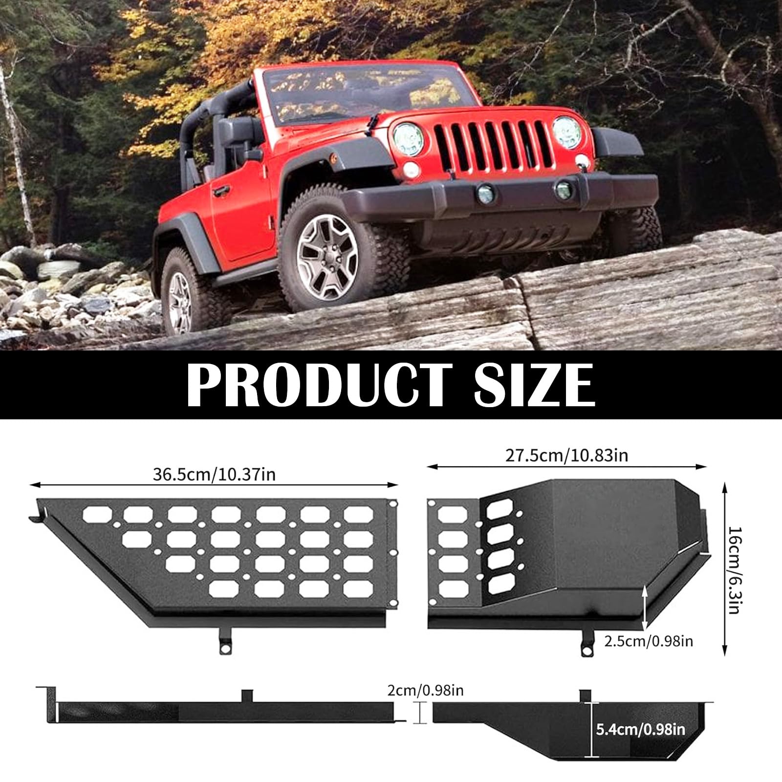 Caja De Almacenamiento De Puerta Delantera Para Jeep Wrangler, Caja De Almacenamiento De Metal, Organizador Lateral De Puerta Para Jeep Wrangler JL JLU 4xe 2018-2024
