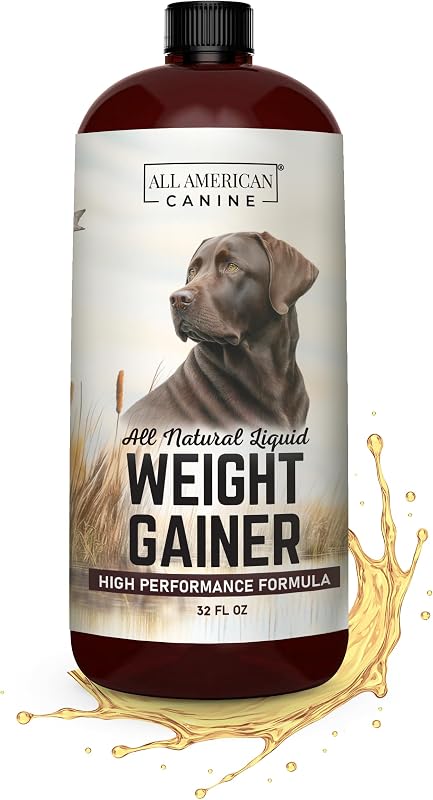 Suplemento líquido calórico para ganho de peso de cães All American Canine WGL – 120 porções
