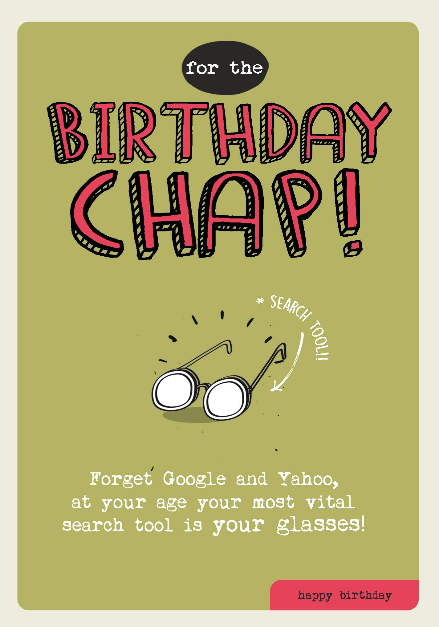 Chap, Birthday, Greetings Card, 124x176mm