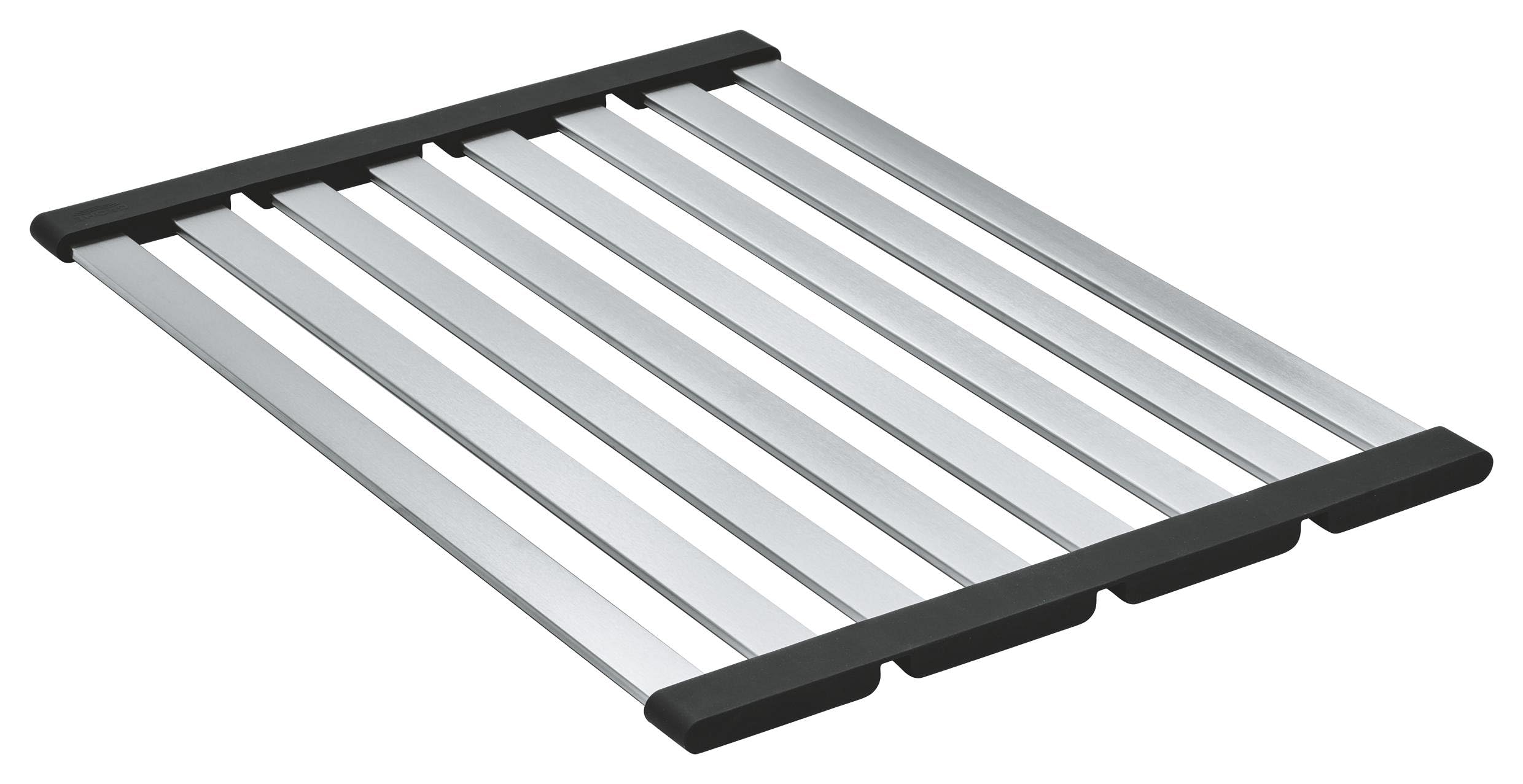 GROHE 40854GN0 Gootsteenaccessoires opvouwbaar groot afdruiprek, geborsteld koele zonsopgang